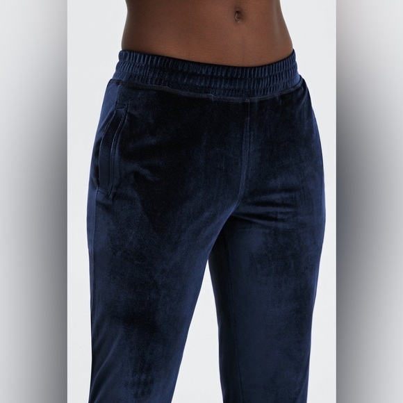 Fabletics Women’s Luxe Velour Joggers Small Blue Loungewear Gorpcore Activewear - Picture 7 of 17